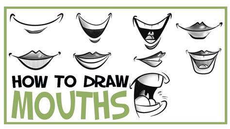 Cute Mouth Drawing