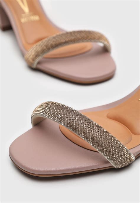 Sandália Vizzano Hotfix Nude Compre Agora Dafiti Brasil