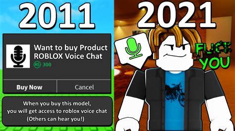 The History Of Roblox Voice Chat Youtube