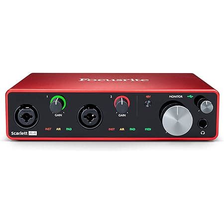 Focusrite Scarlett Solo Interfaz De Audio Usb Ra Generaci N Con Pro