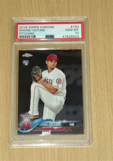 Topps Chrome Shohei Ohtani Rookie Sgc Gem Mint