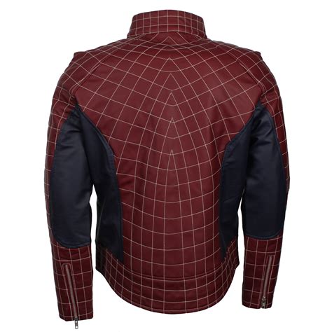 Peter Parker Spider-Man Faux Leather Jacket Costume - The Jacket Merchant