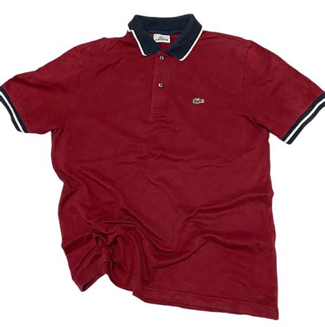 Lacoste Red Polo Shirt Mens Fashion Tops And Sets Tshirts And Polo