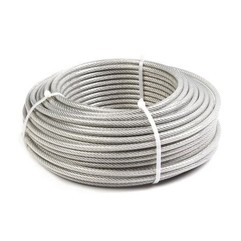 10meters 304 Stainless Steel Wire Rope Pvc Plastic Coated Cable