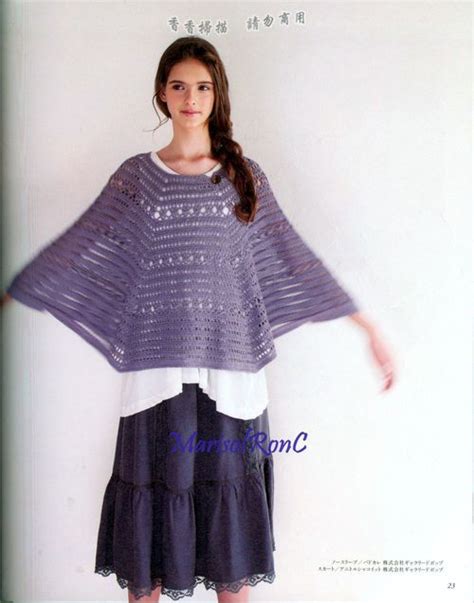 Ponchos Au Crochet Le Monde Creatif