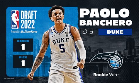 Magic Select Dukes Paolo Banchero With 1st Pick In 2022 Nba Draft