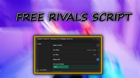 RIVALS Script GUI Hack AIMBOT AIMLOCK ESP AND MORE YouTube