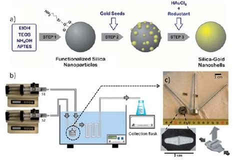 A Chemical Steps For Silica Particles Synthesis Amino Download Scientific Diagram