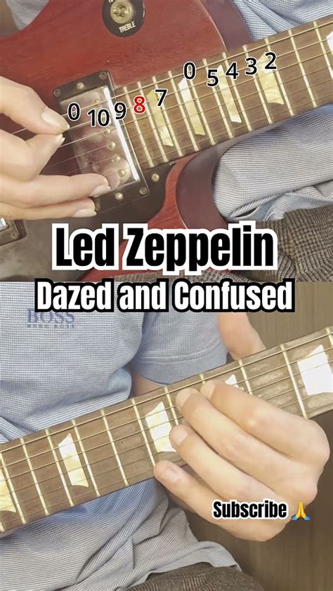 Led Zeppelin Dazed And Confused Guitar Tabs Youtube