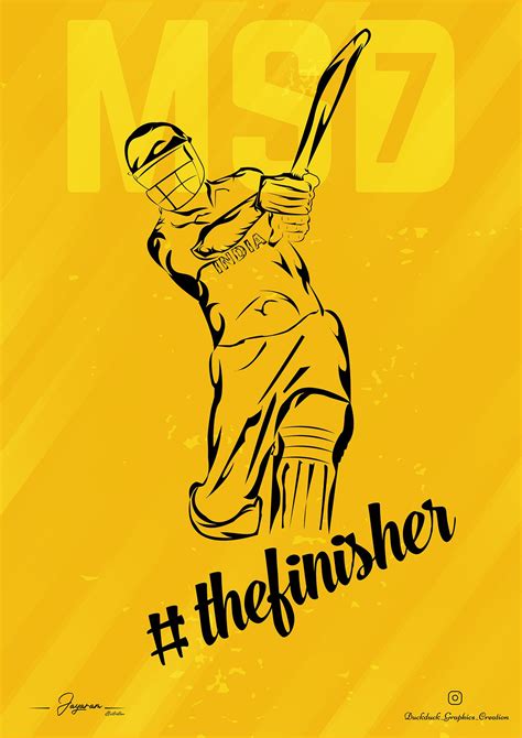 MS DHONI on Behance Cricket Logo, Cricket Poster, Cricket Sport, Best ...