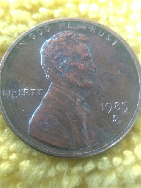 1985 D Lincoln Double Mint Coin Talk