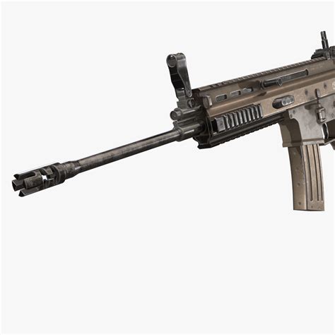 Fn Scar L Aaa游戏武器 3d模型 59 3ds Fbx Unknown Max Obj Upk Free3d