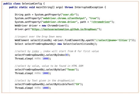 Handle DropDown Using Select Class In Selenium Naveen Automationlabs