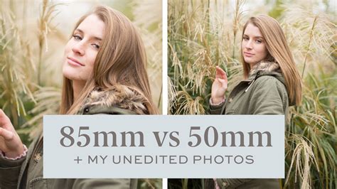 85mm vs 50mm Canon — here are my UNEDITED PHOTOS - YouTube