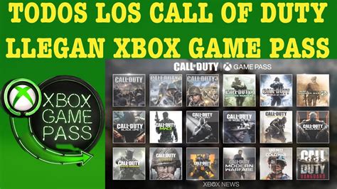 LA SAGA CALL OF DUTY AL COMPLETÓ EN EL XBOX GAME PASS YouTube