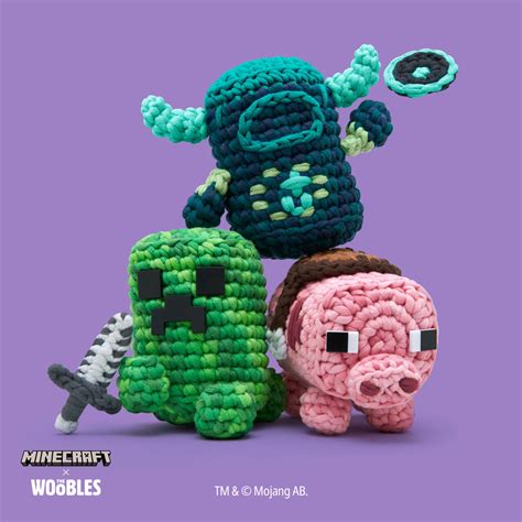 Minecraft Woobles Are Here To Teach Your Kid How To Crochet A Creeper