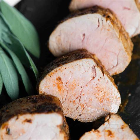 Mouthwatering Oven Baked Pork Tenderloin {Seared Roasted} - Self ...