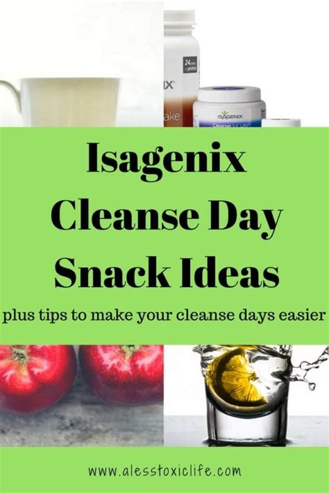 Isagenix Cleanse Day Directions Helpful Tips Printable Tracker A