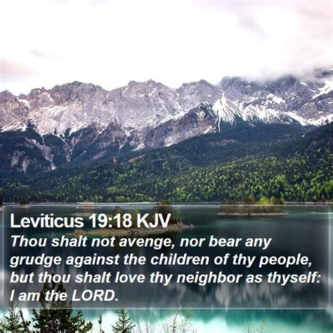 Leviticus 19:18 KJV Bible Verse Images