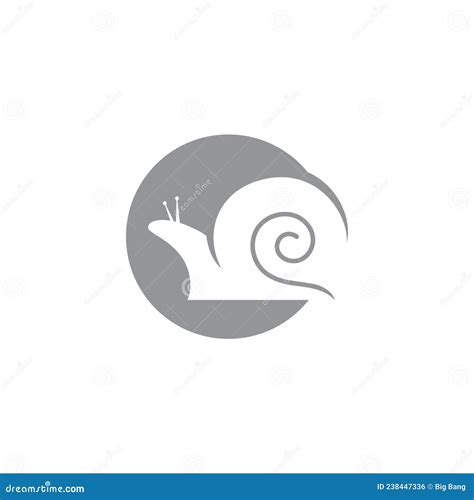 Snails Logo Vector On White Background Stock Vector Illustration Of