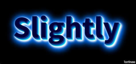 Slightly Text Effect and Logo Design Word