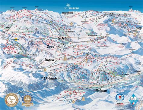 St Anton Trail Map | St Anton Map | St Anton Ski Map | Mountainwatch