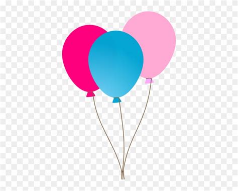 Pink And Blue Balloons Clipart - Free Transparent PNG Clipart Images ...