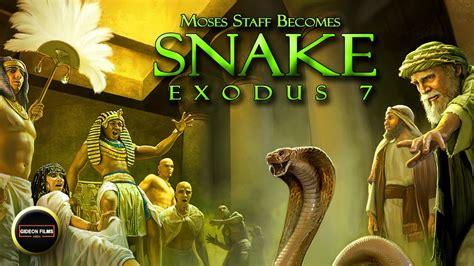 Moses Aarons Staff Becomes A Snake Exodus 7 Plague Of Blood