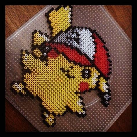 Pikachu Hama Beads Plantillas Pokemon Catching The Famous Electric