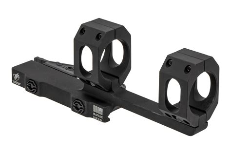 American Defense Recon Extended Quick Detach 30mm Scope Mount Titanium Lever Black Ad Recon