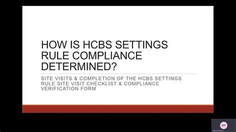 Home And Community Based Services Hcbs Settings Rule Training Youtube