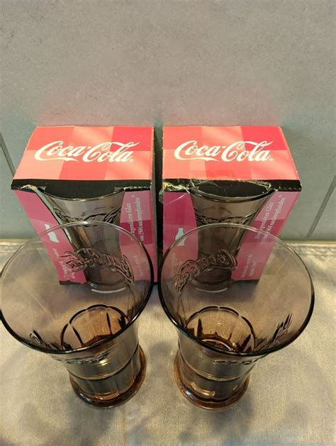 2007 McDonald s Coca Cola Glas Form von 1904 4 Gläser Pink Kaufen auf