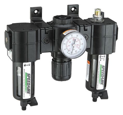 Speedaire In Npt Cfm Filter Regulator Lubricator D