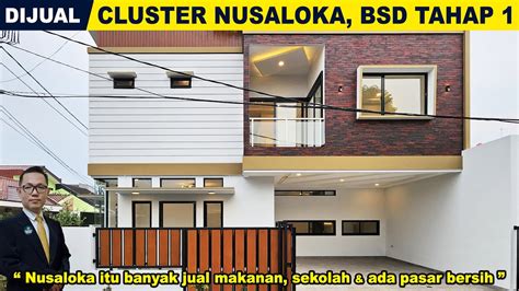 Dijual Cepat Rumah Minimalis 2 Lantai Di Cluster Nusaloka BSD Tahap 1