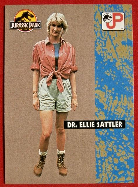 Jurassic Park Card 12 Ellie Sattler Laura Dern