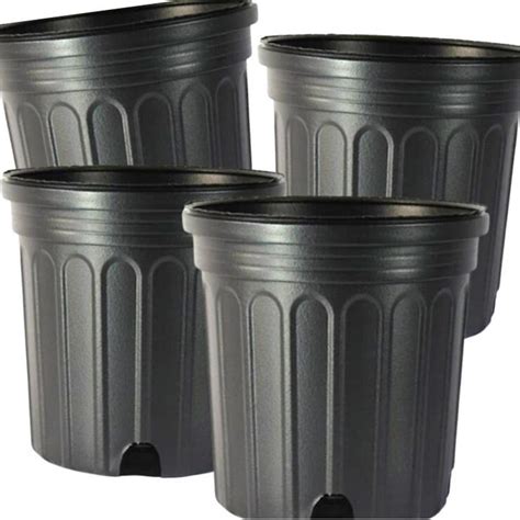 100 Black Nursery Pots 1 Gallon 65 Inch1nursery Etsy