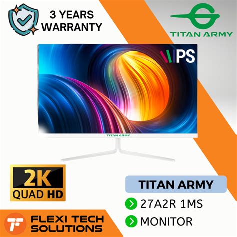 Flexi Tech Titan Army Ips Qhd K Hz Ms Gaming Monitor A R