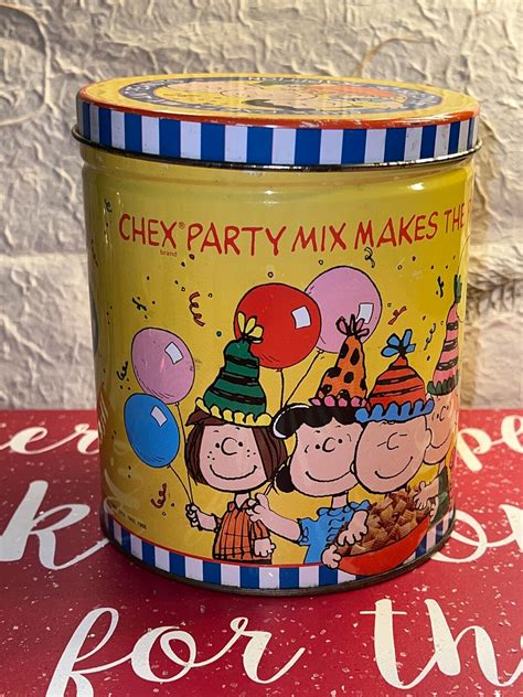 Vintage Chex Party Mix And Peanuts 40 Years Of Tradition Peanuts