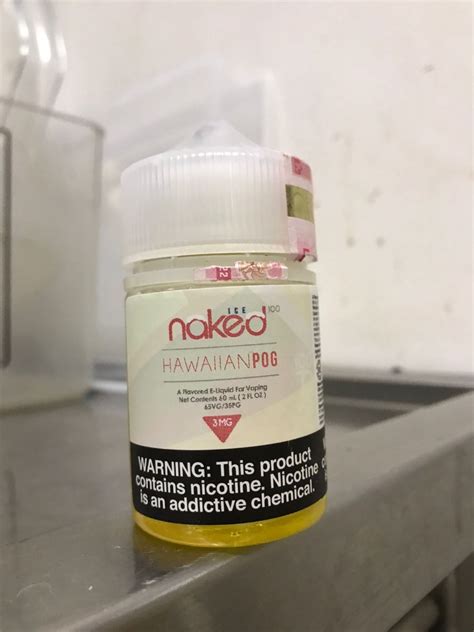 Naked Hawaiian Pog 3mg 60ml Makanan Minuman Minuman Tidak