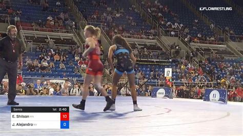 106 Lbs Semis Emily Shilson Minnesota Vs Jenavi Alejandro Nevada Youtube