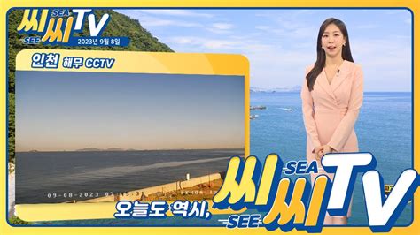 See Sea Tv 23년9월8일 대부분의 풍랑특보 해제 그래도 Sstv로 해황 체크 잊지마세요 해양예보방송