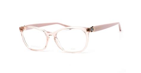 Jimmy Choo Jc317 Eyeglasses Nude Clear Lens In Metallic Lyst