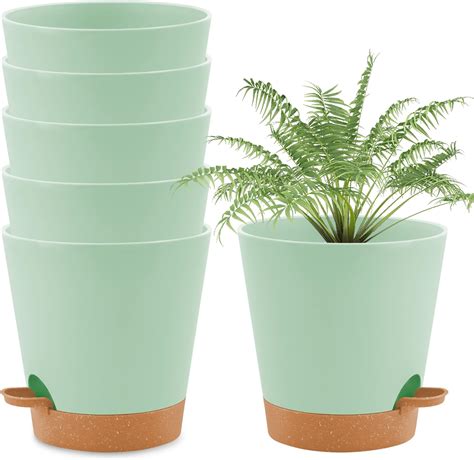 OFFCUP Lot De Pot De Fleur En Plastique 3pcs Pots De Fleurs Auto