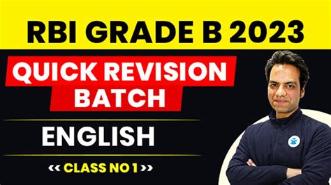 RBI Grade B 2023 Phase 1 Preparation LIVE Classes For RBI Grade B