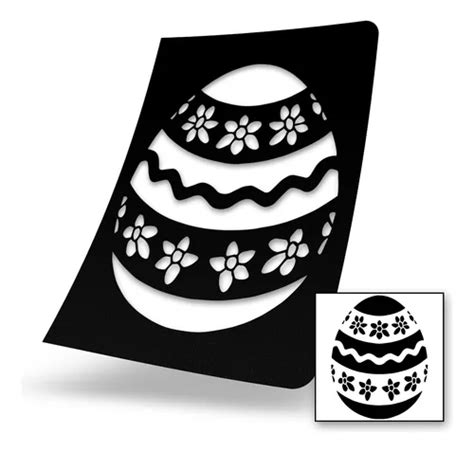 Stencil Reusable Galletas Plantilla Huevo De Pascua Meses Sin Inter S