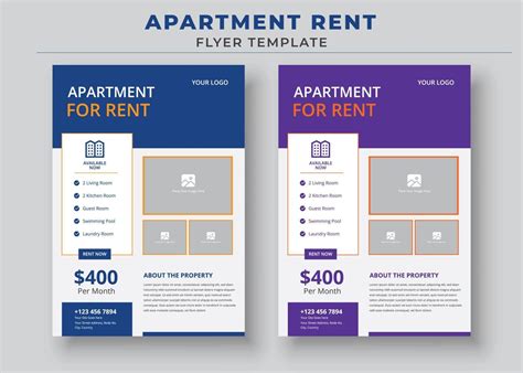 Apartment For Rent Flyer Template Free