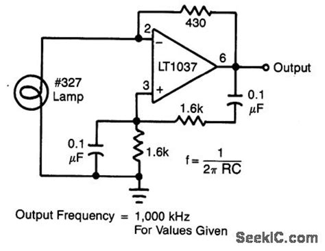 Wien Bridge Oscillator Circuit Diagram