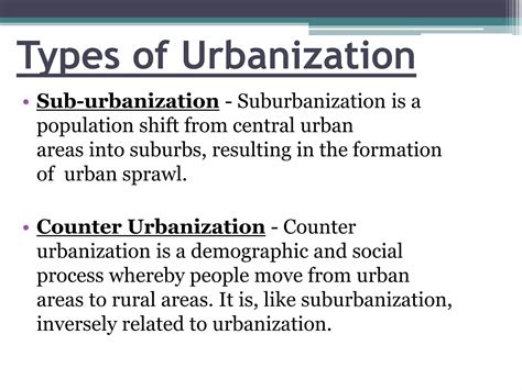 Concept Meaning And Impact Of Urbanization And Industrialization Ppt