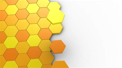 Animation Of Hexagons Motion Graphics Videohive