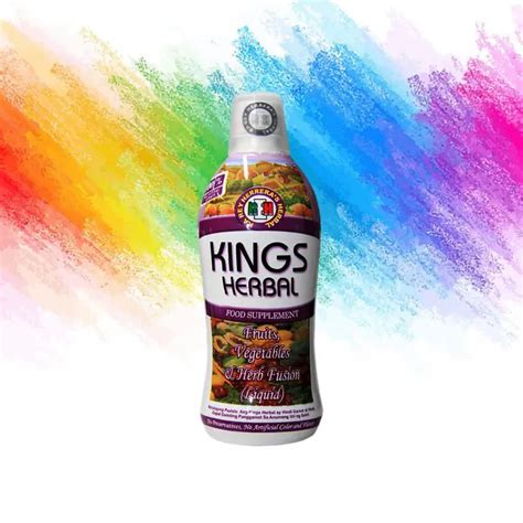 Kings Herbal Original 750ml Fruits Juice Supplement Reh Ka Rey Herrera